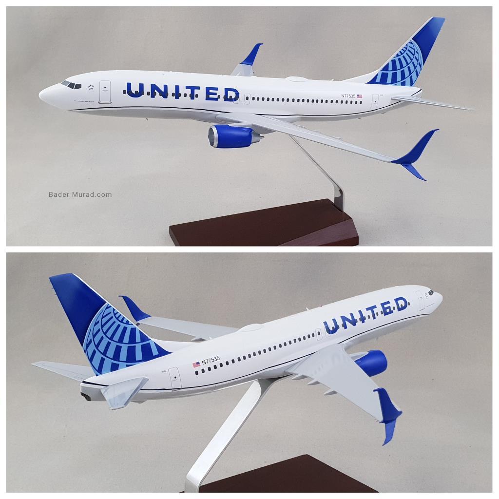 CLEARANCE - United - B737-800 - (1:100)